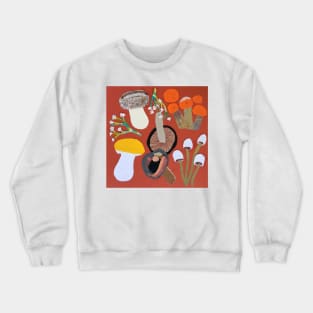 Wild Mushrooms Crewneck Sweatshirt